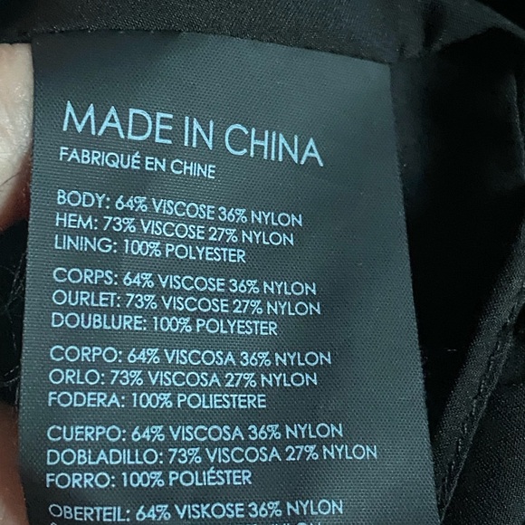 CLUB MONACO Burnout Pleated Maxi Dress Black Size 8 - Picture 11 of 13